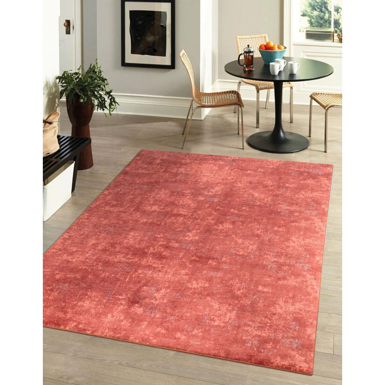 Borough Wharf Almina Red Area Rug Wayfair.co.uk